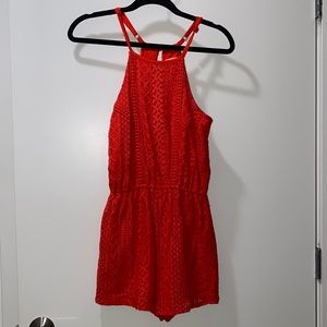 Red romper from Francesca’s